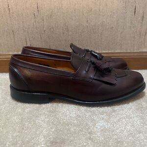 Allen‎ Edmonds Cannondale Burgandy Tassel Loafer Size 10.5